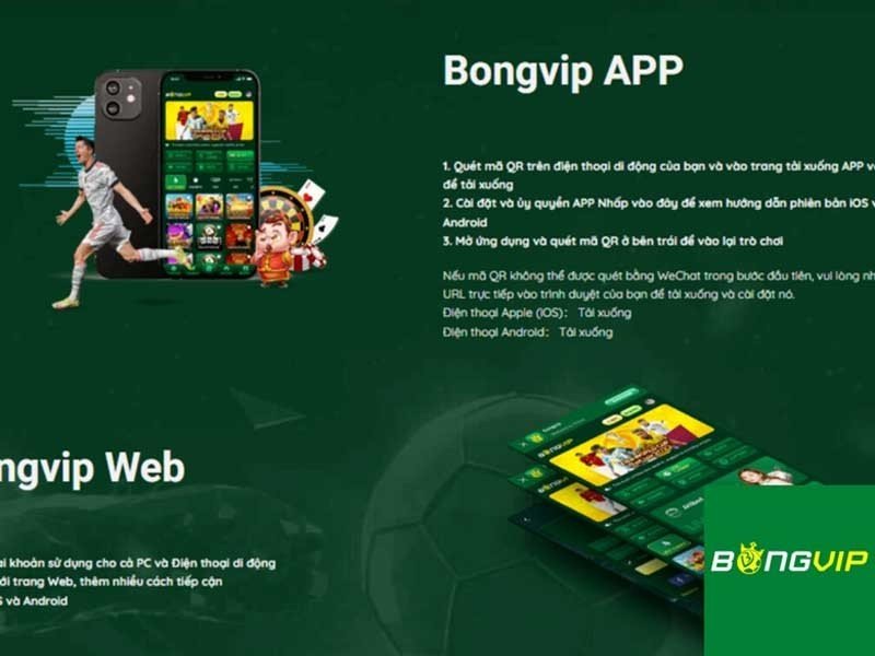 Tải app Bongvip